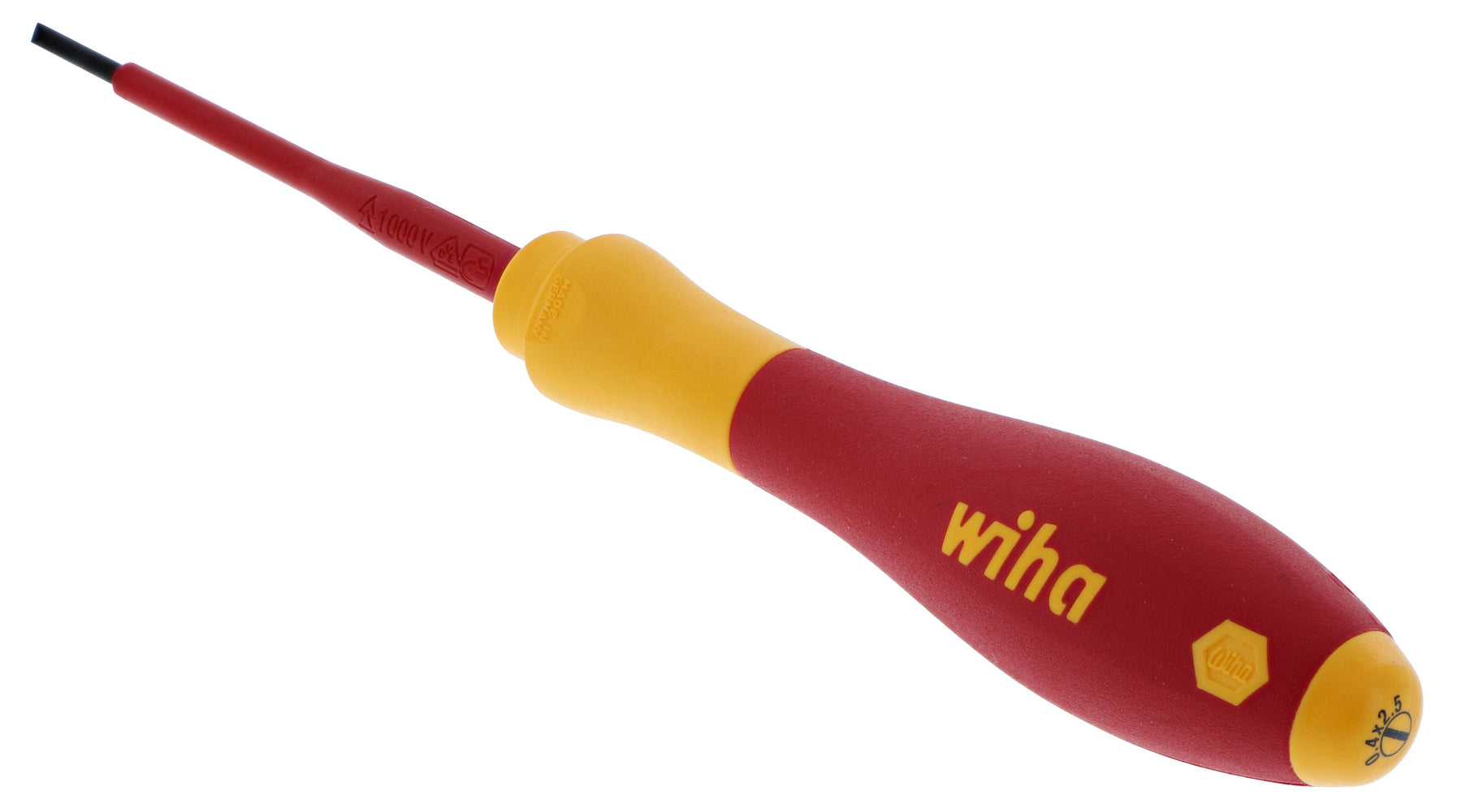 Insulated SoftFinish Slotted Screwdriver 2.5