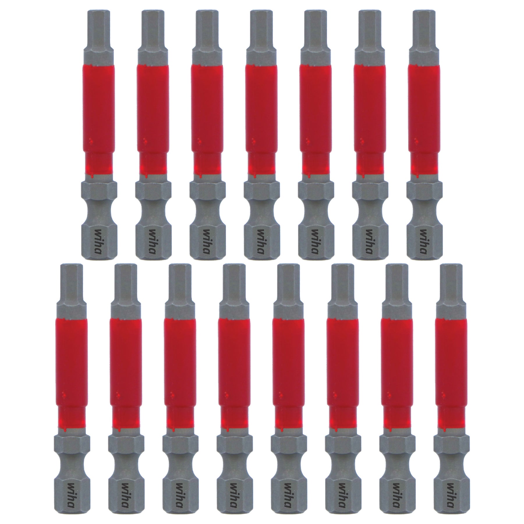 Wiha 76664 MaxxTor Impact Bit Hex 4.0mm - 49mm - 15 Pack