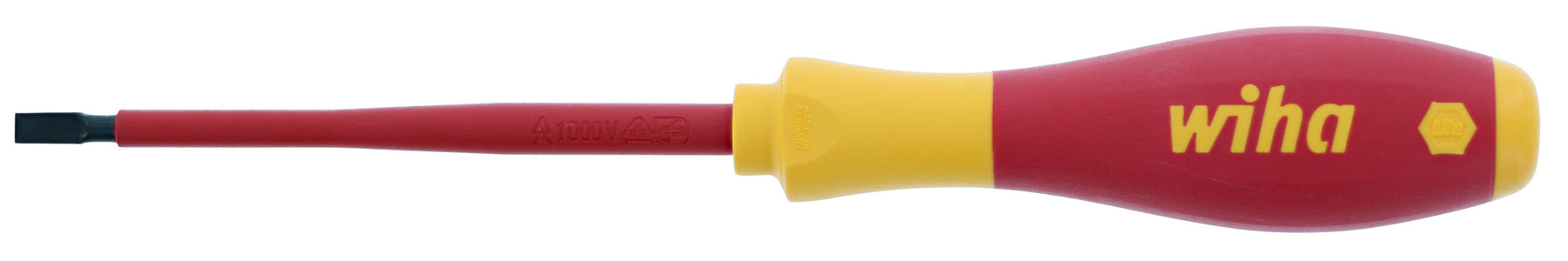 Wiha 92008 Insulated SoftFinish Slotted Screwdriver 4.5