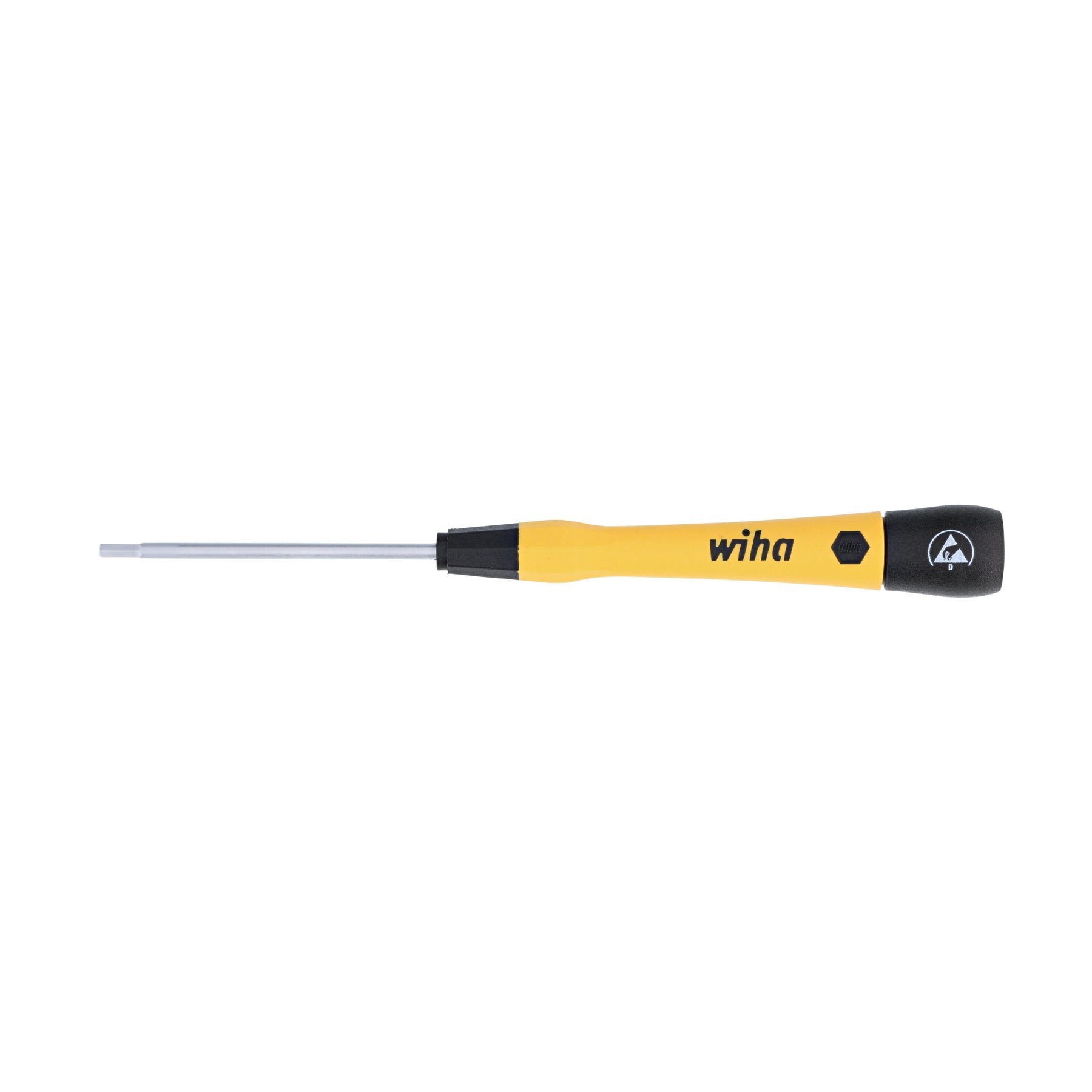 Wiha 27555 ESD Safe PicoFinish Precision Hex Screwdriver - 2.5mm x 60mm