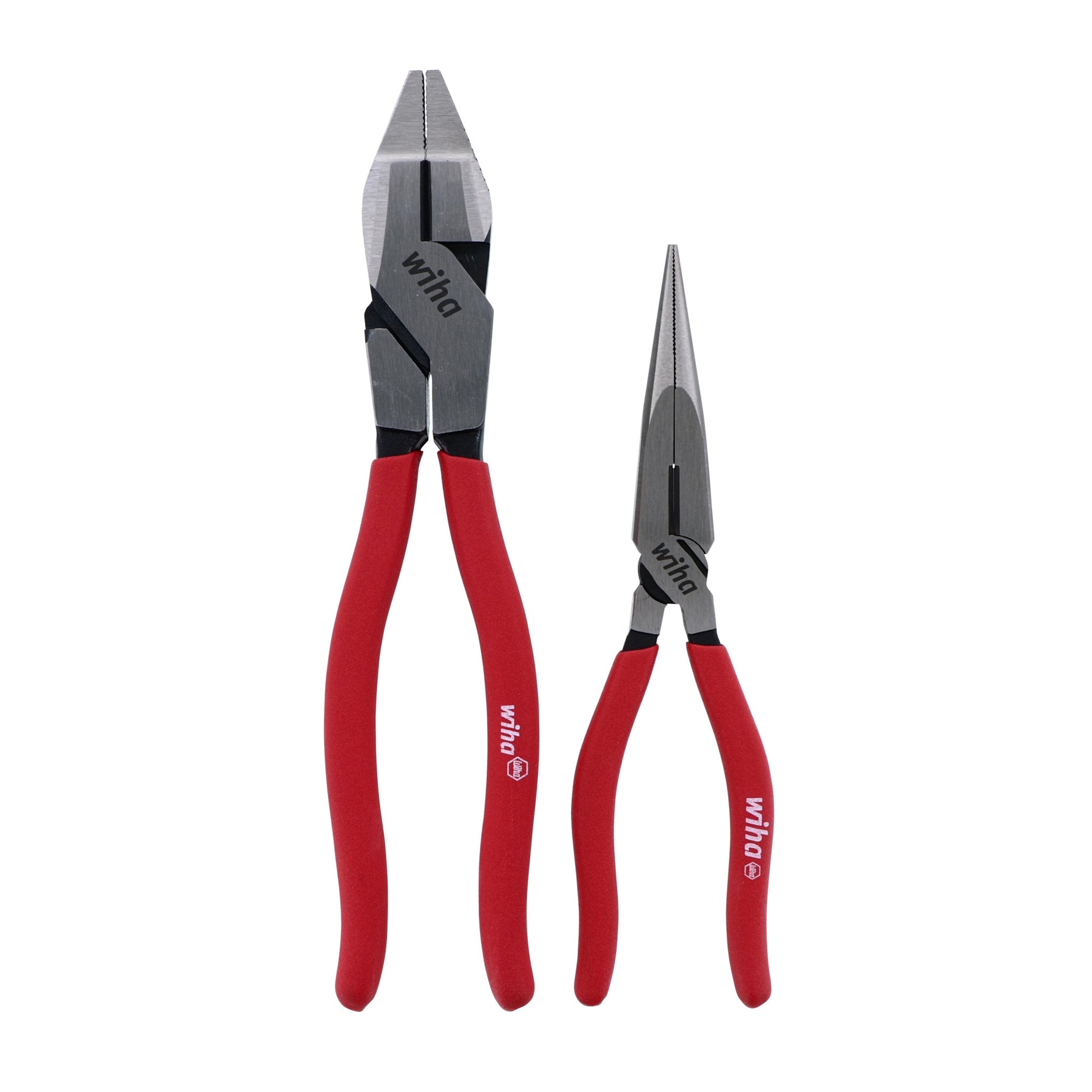 Wiha 32699 2 Piece Classic Grip NE Style Lineman's Pliers and Long Nose Pliers Set
