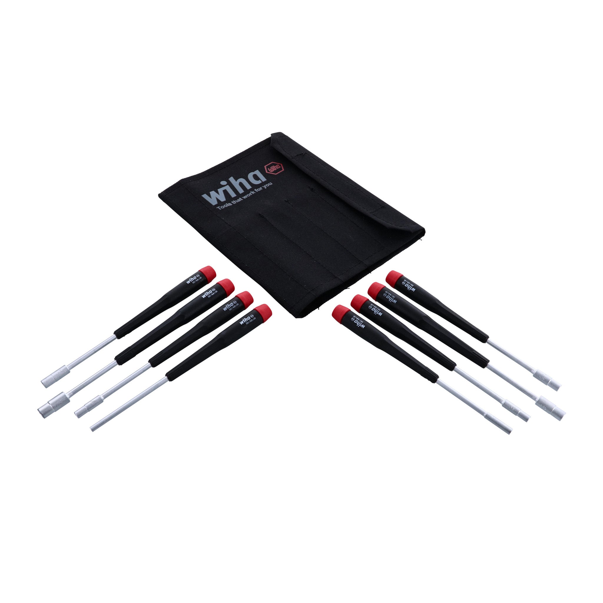 Wiha 26598 Precision Metric Nut Driver 8 Piece Set