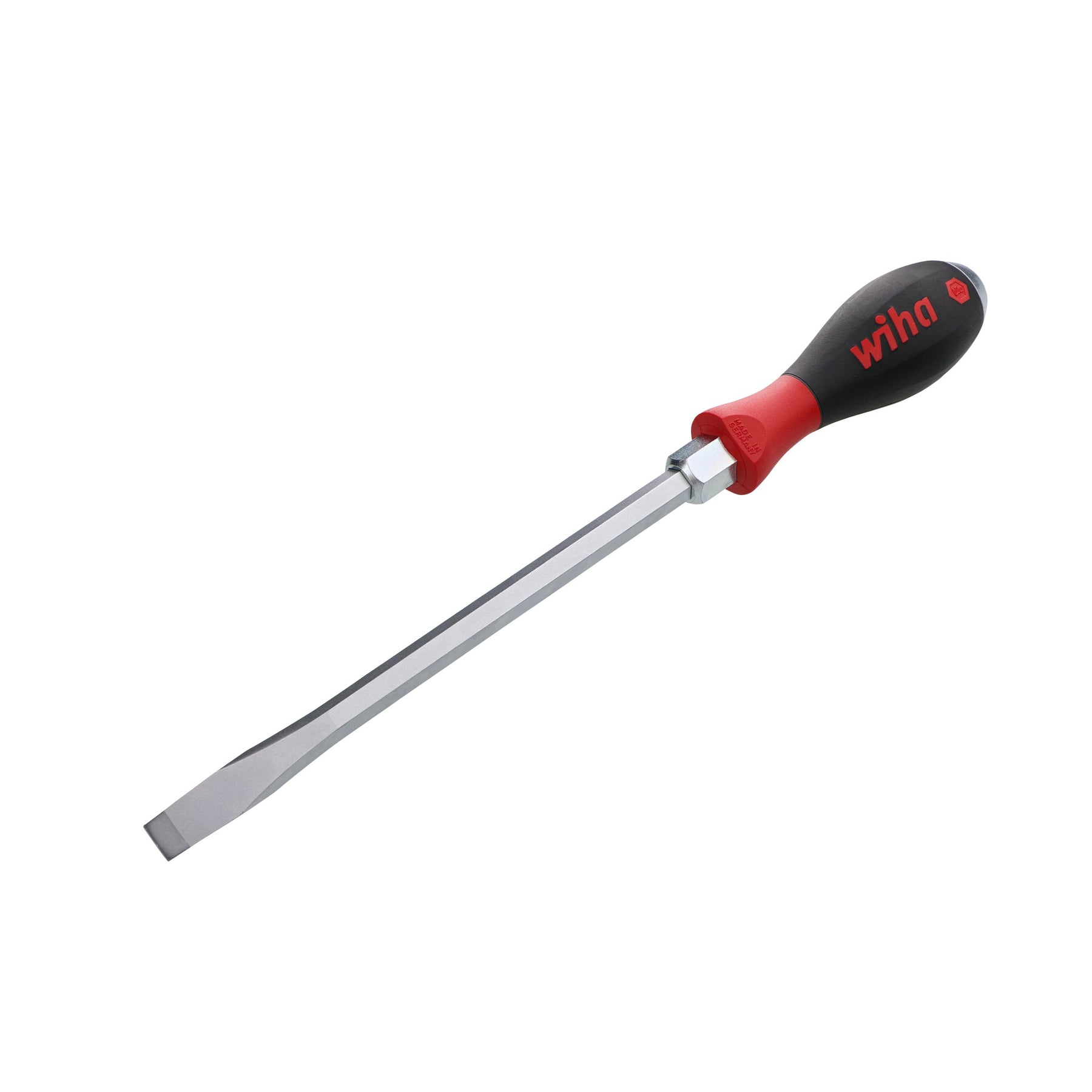 Wiha 53040 SoftFinish X Heavy Duty Slotted Screwdriver 12.0mm x 200mm