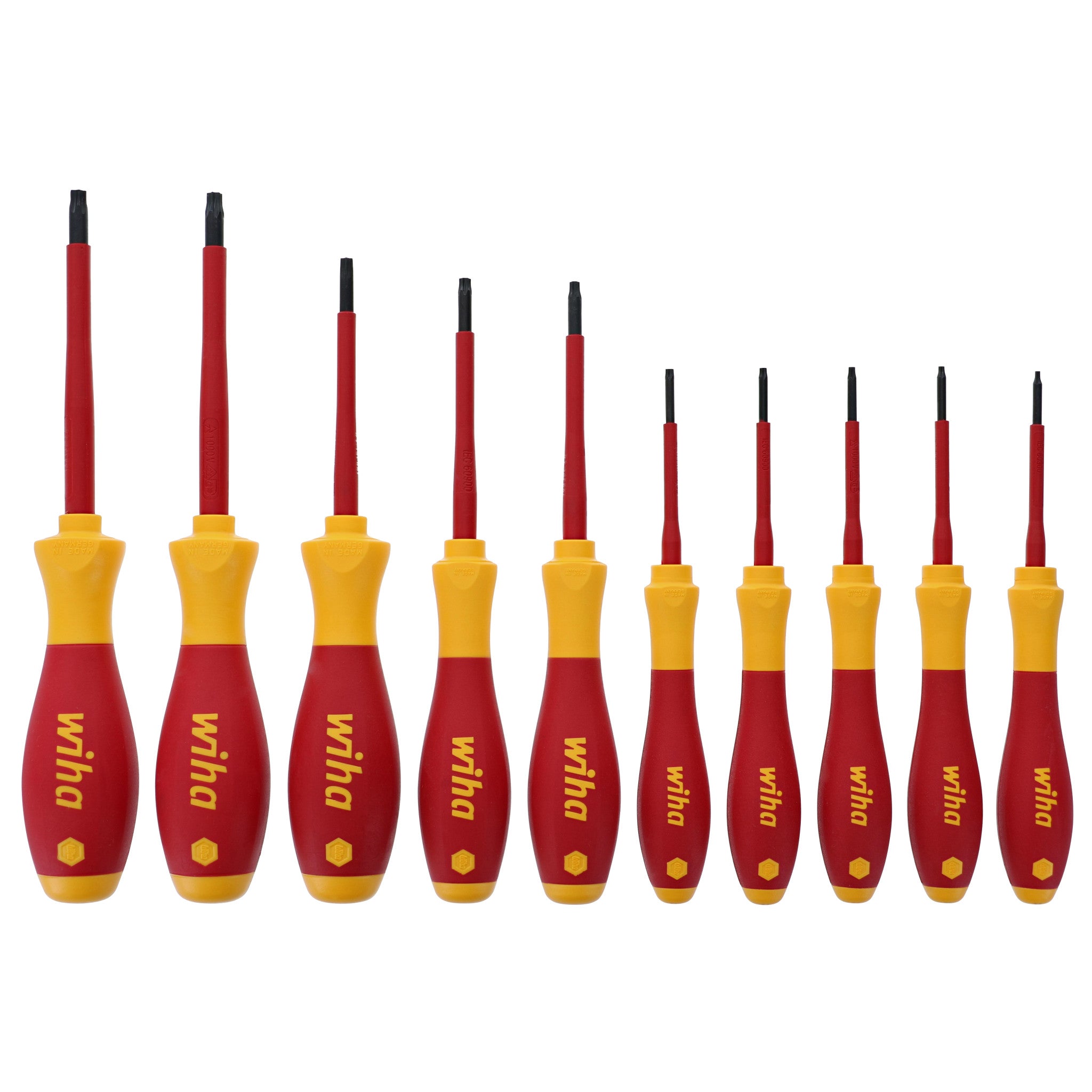 はるはる Wiha 32592 Insulated Torx® Screwdriver 10 Pc. Set Made in Germany