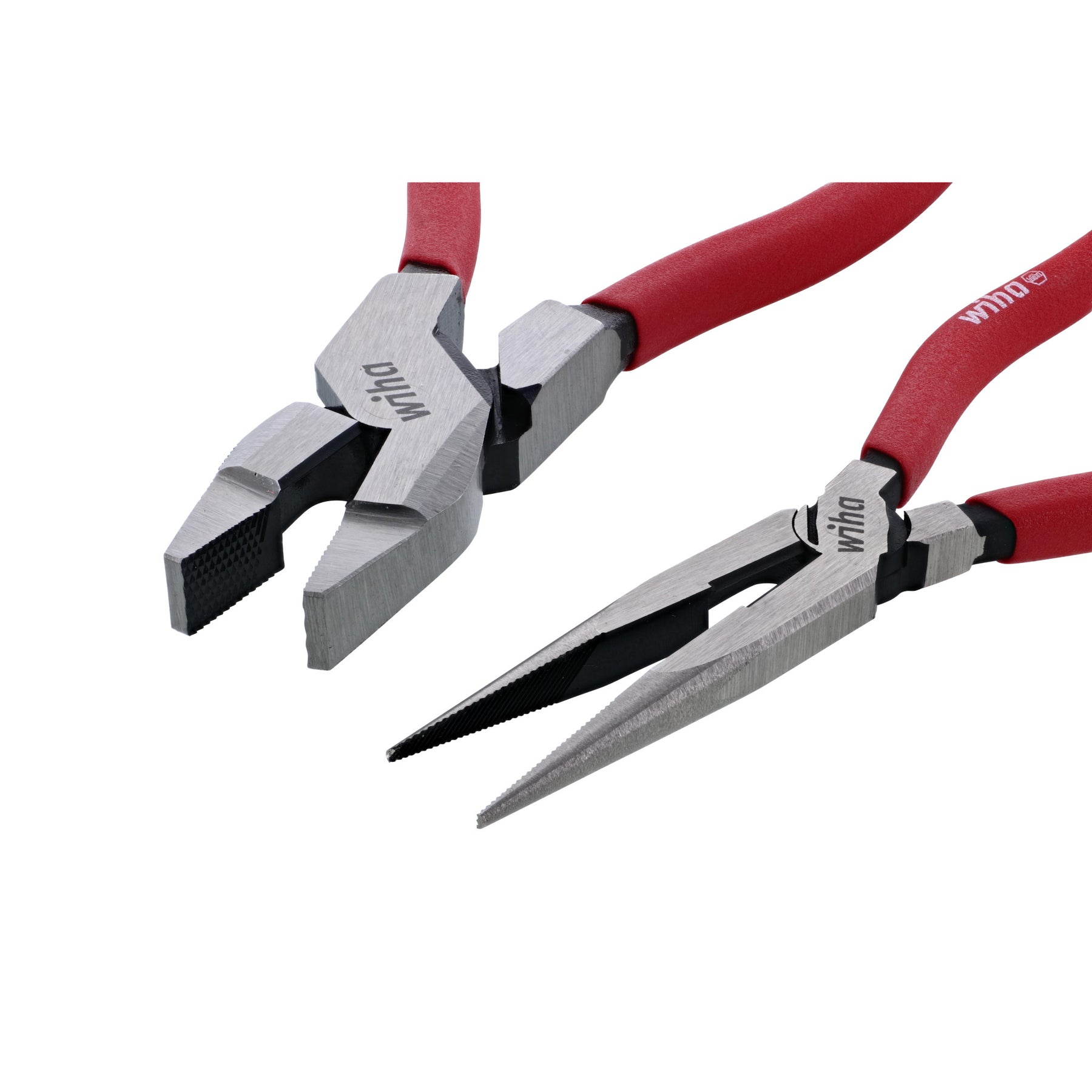 2 Piece Classic Grip NE Style Lineman's Pliers and Long Nose Pliers Set