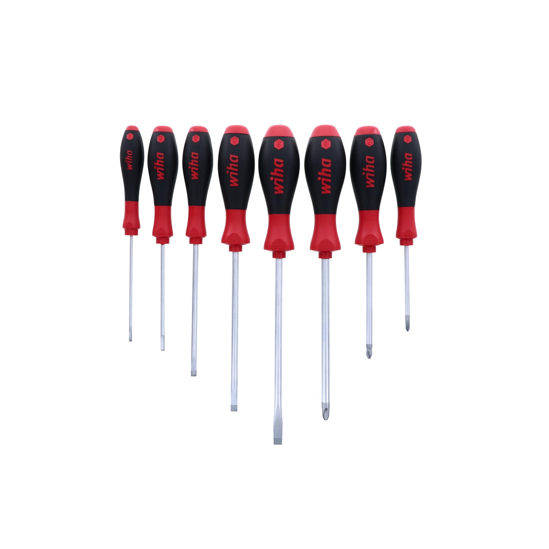 8 Piece SoftFinish Slotted and Phillips Screwdriver Set