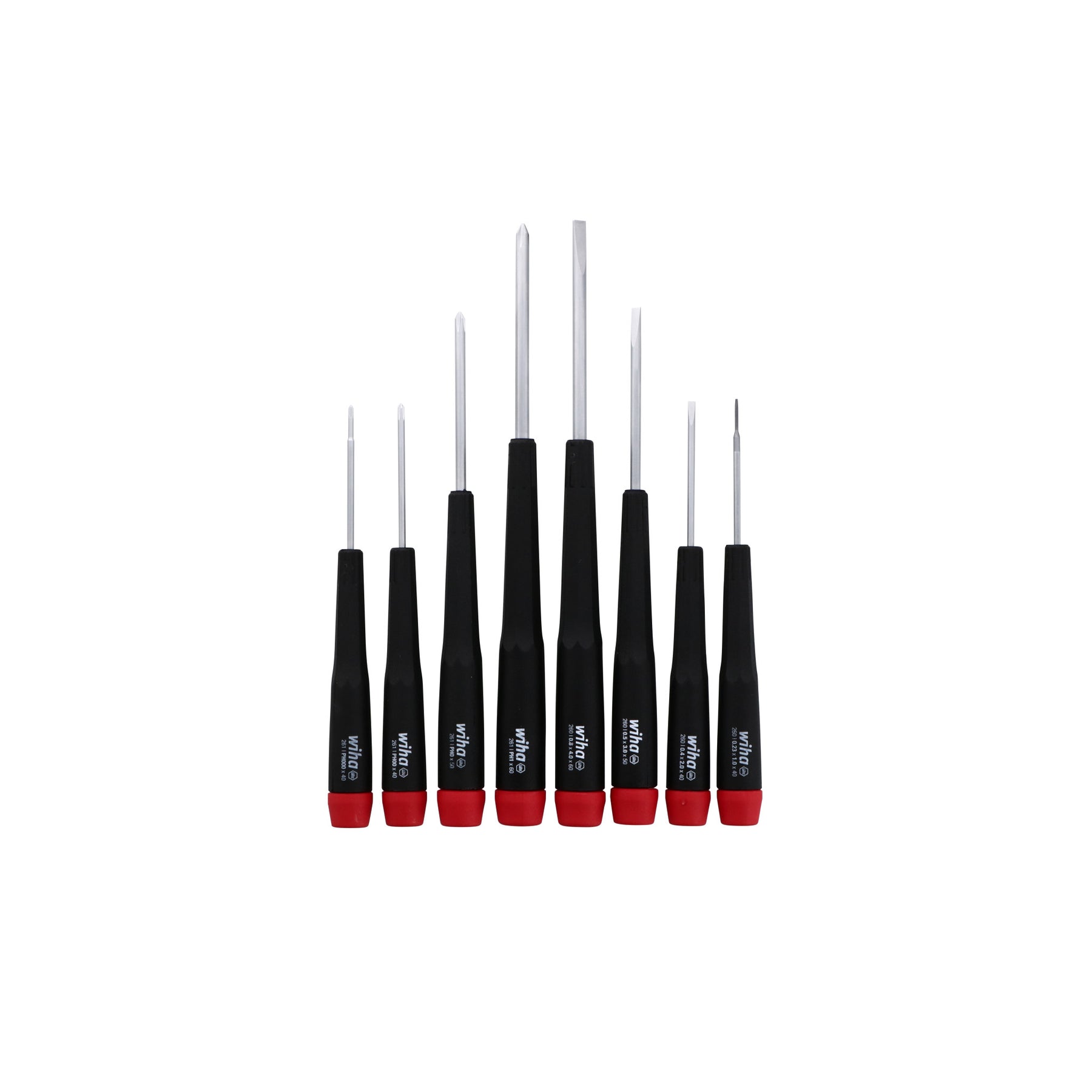 8 Piece Precision Slotted and Phillips Screwdriver Set