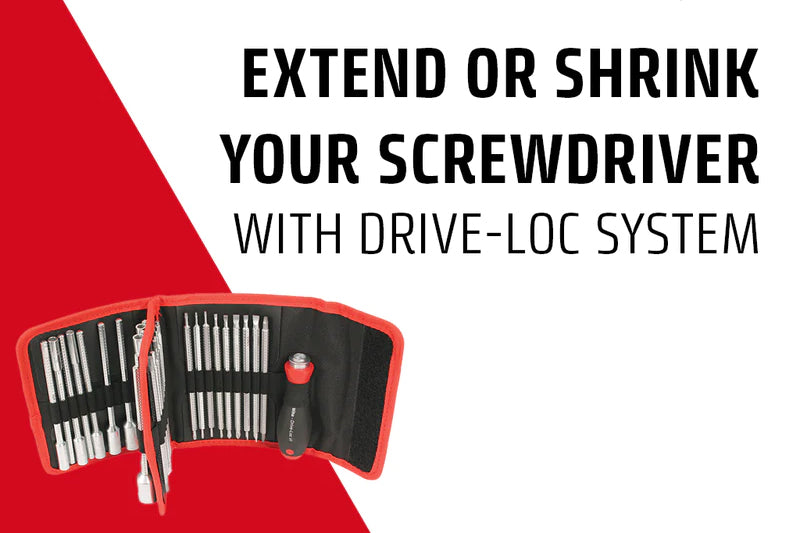 Extend or Shrink Your Screwdriver with Drive-Loc System