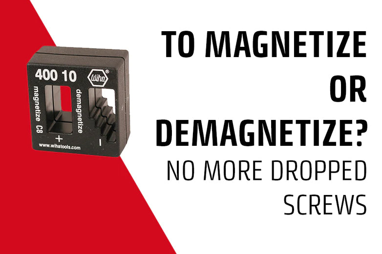 magnetize and demagnetize your work with Wiha Tools