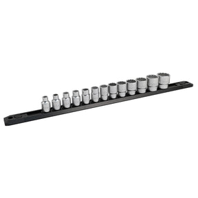 17 Piece Professional Socket Set -12 Point - 3/8" Drive - SAE
