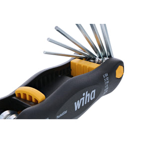 9 Piece PocketStar Fold-Out Hex Key Set - SAE
