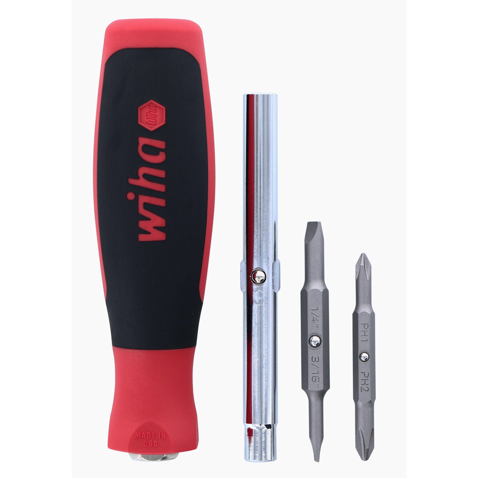 Wiha Screwdriver Wiha Softfinish Conduit Reamer With 6 In 1 Multi Driver Reamer Tool