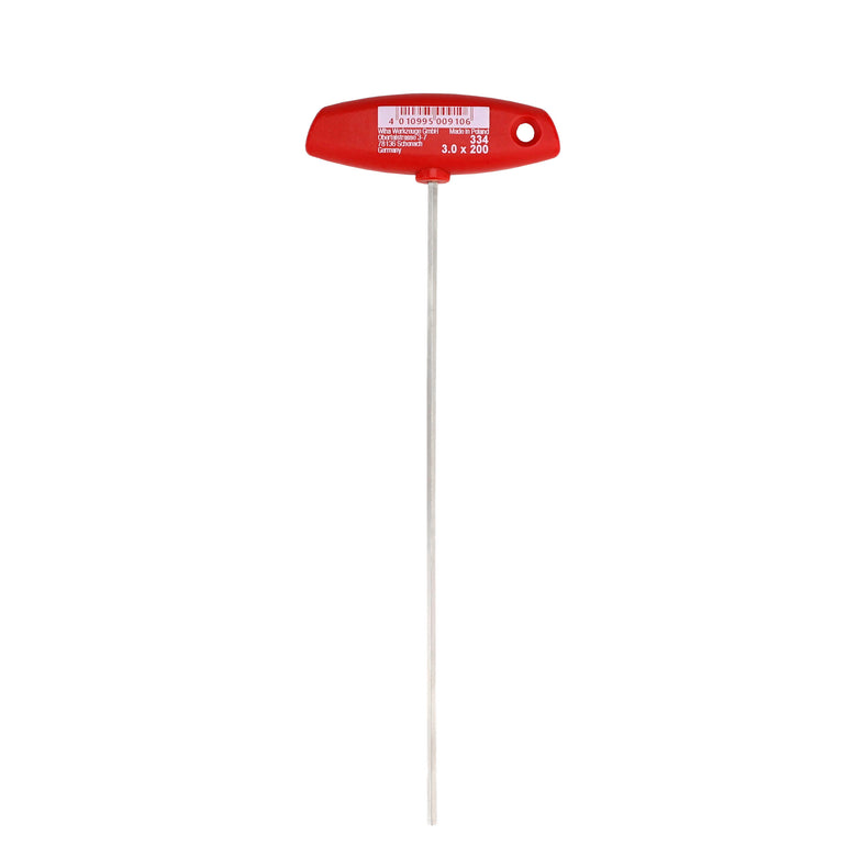 Hex Key Long Arm Nickel 4.0 x 144mm 10-PACK