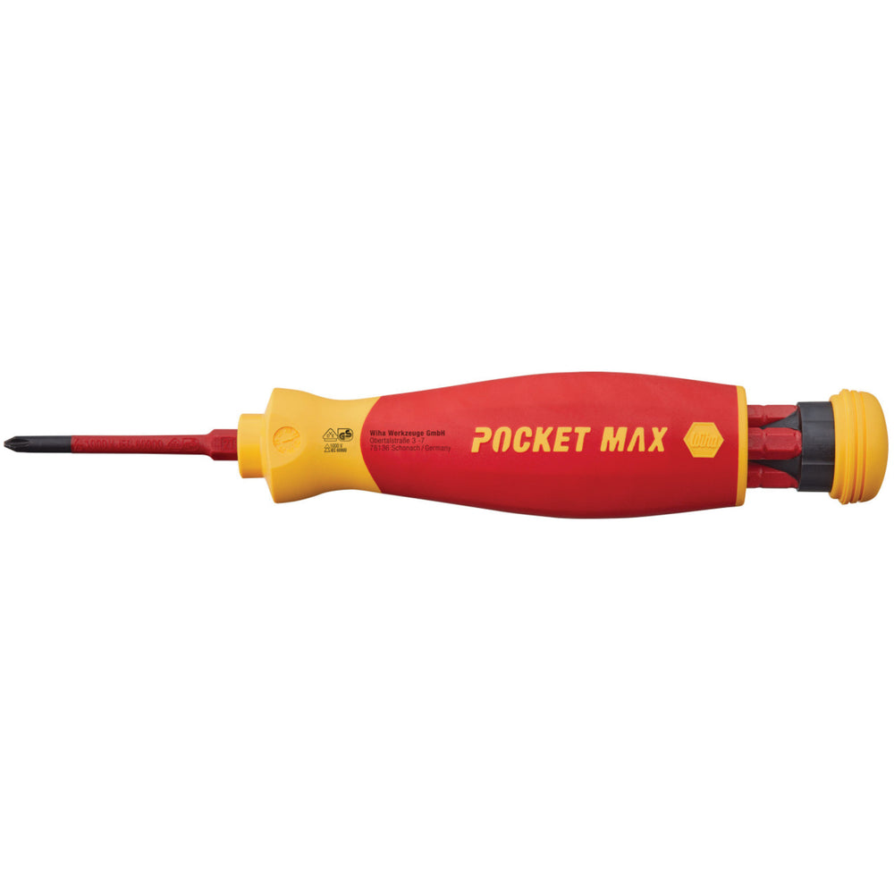 Wiha 28345 Insulated PocketMax SlimLine Multi-Driver 6 Piece Set