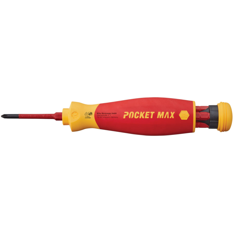 Wiha 28345 Insulated PocketMax SlimLine Multi-Driver 6 Piece Set