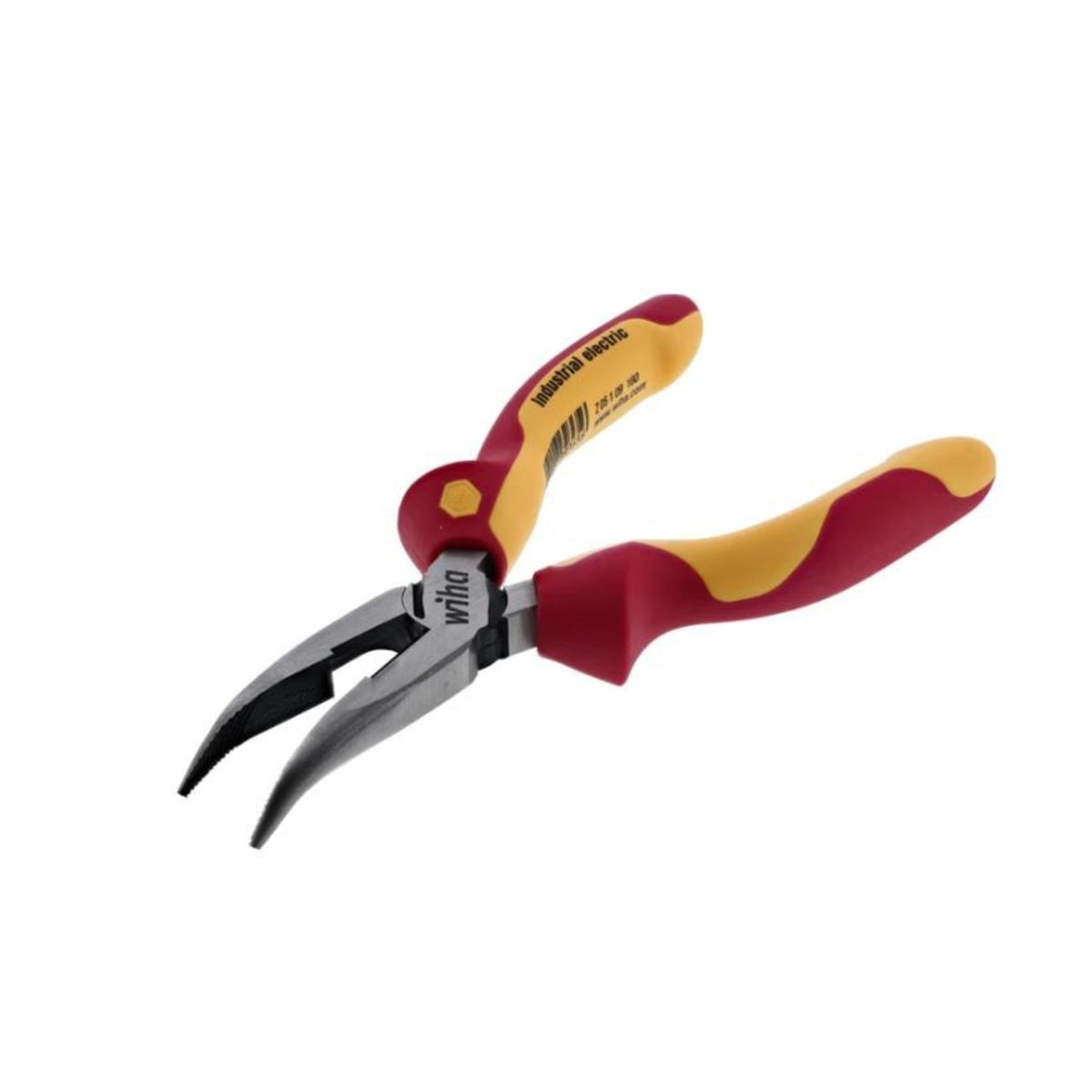 Wiha 32905 Insulated Bent Nose Pliers 8"