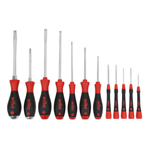 12 Piece Screwdriver Set - PicoFinish Precision, SoftFinish Standard and XHeavy Duty