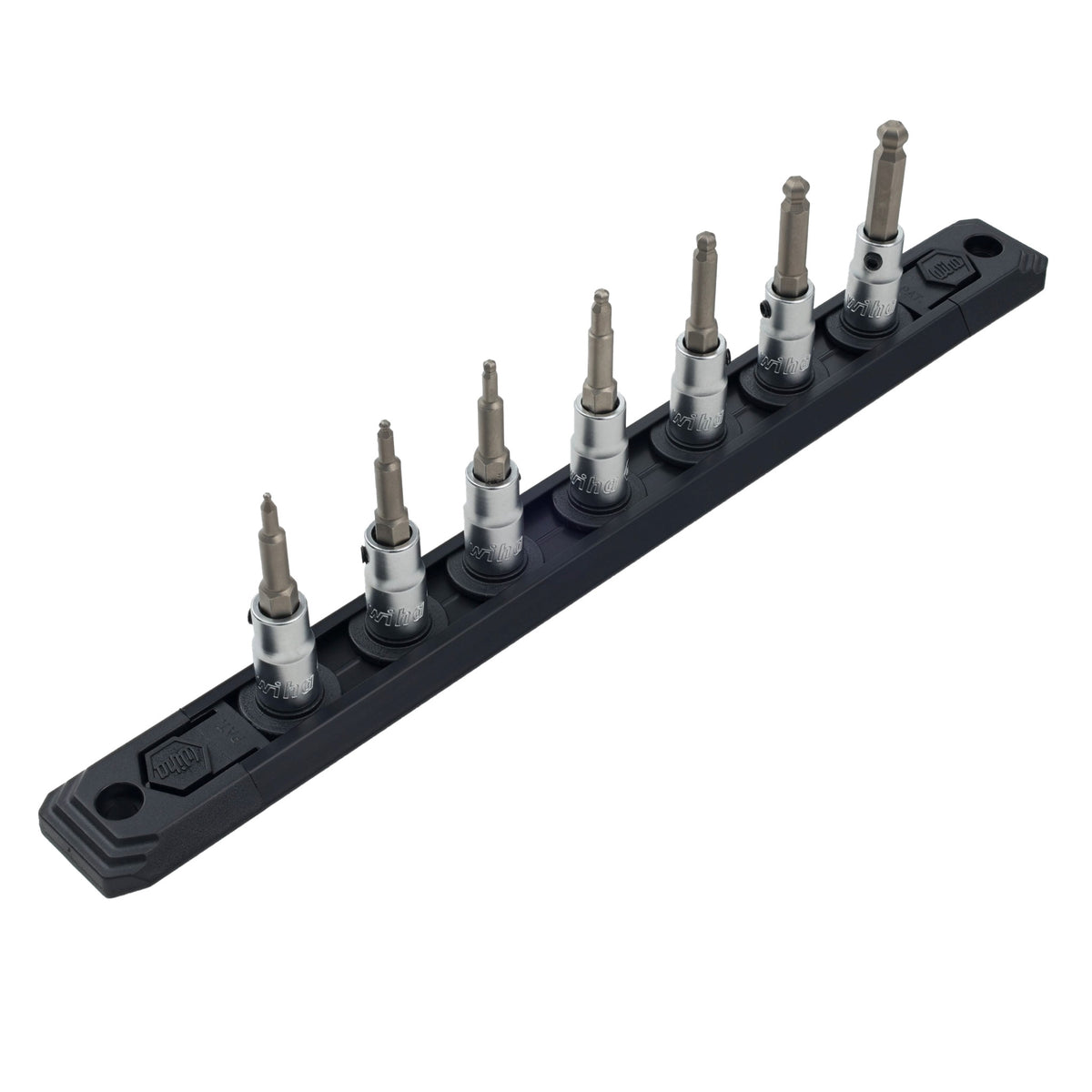 Wiha 71797 7 Piece Ball End Hex Bit Socket Set - Metric