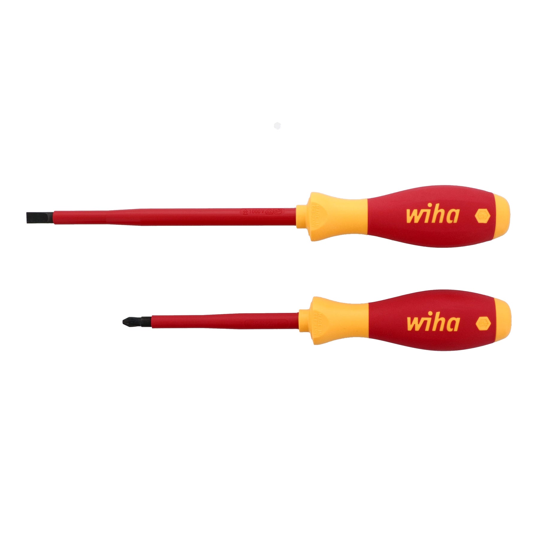 2 Piece Insulated SoftFinish Slotted and Phillips Screwdriver Set
