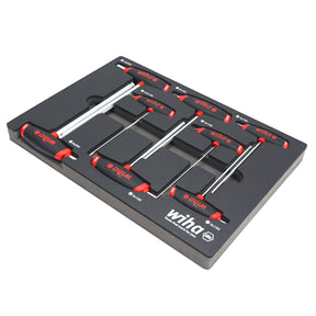 8 Piece SoftGrip Dual Drive Hex Metric T-Handle Tray Set