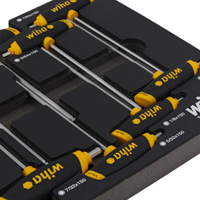 10 Piece SoftGrip Dual Drive Hex SAE T-Handle Tray Set