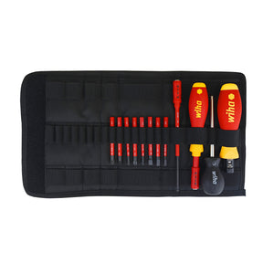 Wiha 28795 12 Piece Insulated TorqueVario-S (0.8-5.0 Nm) and SlimLine Blade Set