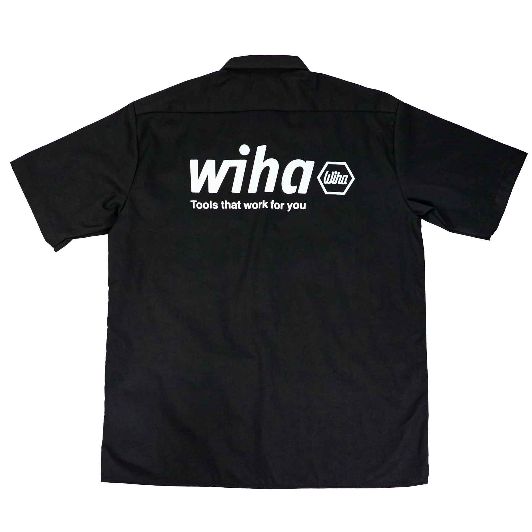 Wiha Men's Dickies Short Sleeve Work Shirt Black Large
