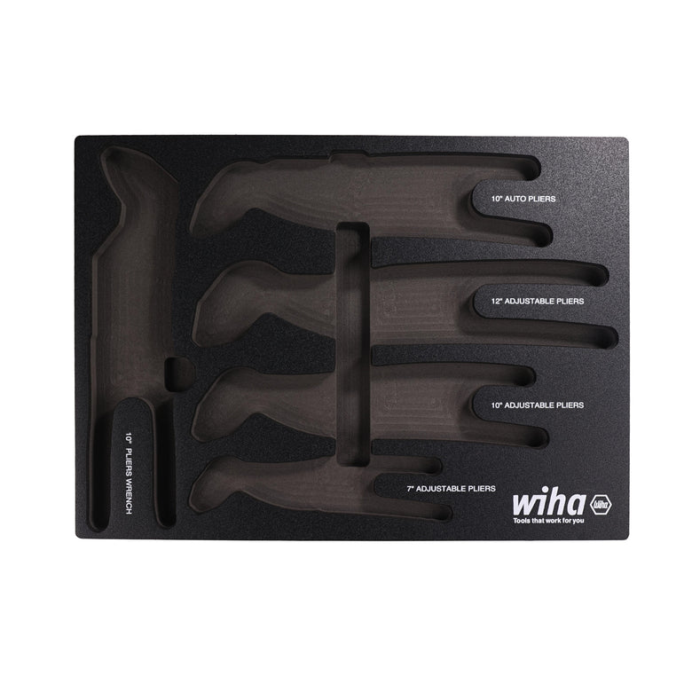 Empty Foam Tray For V-Jaw Tongue and Groove/Auto Pliers Set