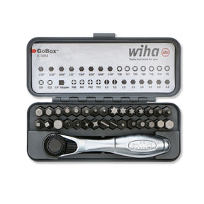 32 Piece GoBox Standard Bit Set with Mini Ratchet