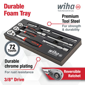 9 Piece SoftFinish Ratchet Tray Set