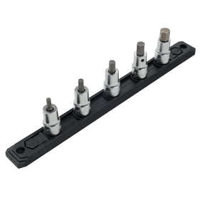 Wiha 71394 5 Piece Hex Socket Set 3/8" Drive - Metric