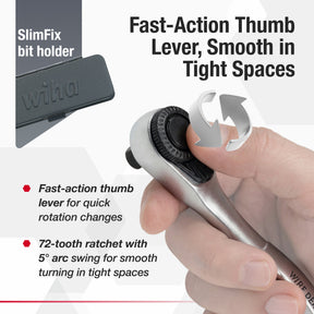 32 Piece GoBox Standard Bit Set with Mini Ratchet
