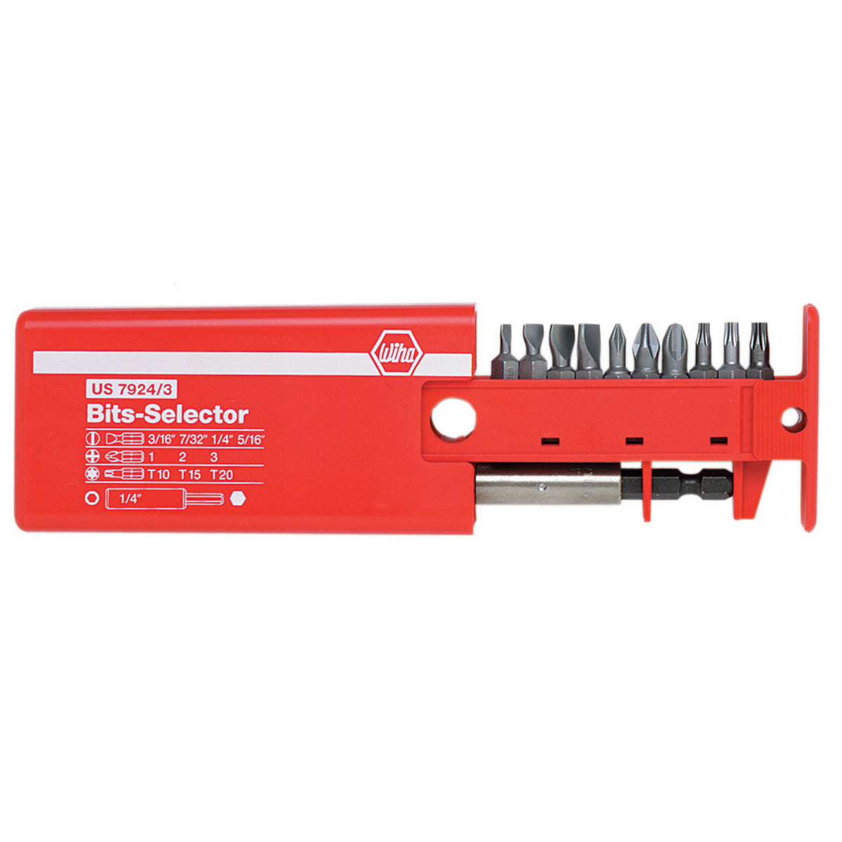 Wiha 79243 Slotted, Phillips & Torx Bit Selector