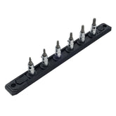 6 Piece Torx Bit Socket 1/4" Drive Set - T10-T30