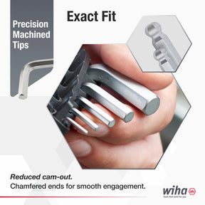 22 Piece ErgoStar Ball End Hex L-Key Set - Inch, Metric