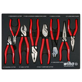 Wiha 34682 8 Piece Classic Grip Pliers and Cutters Tray Set