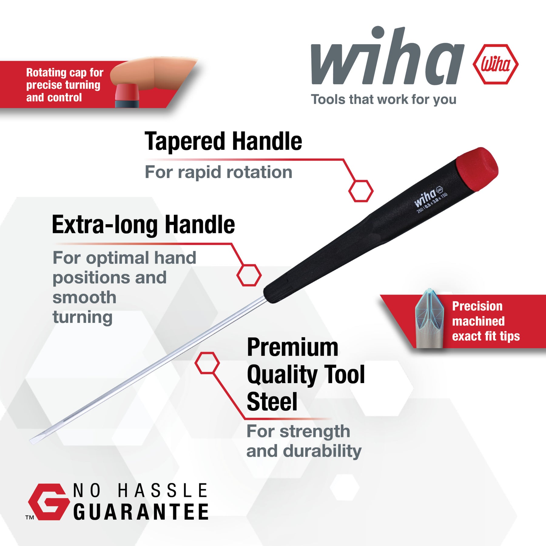 7 Piece Precision Slotted and Phillips Screwdriver Set