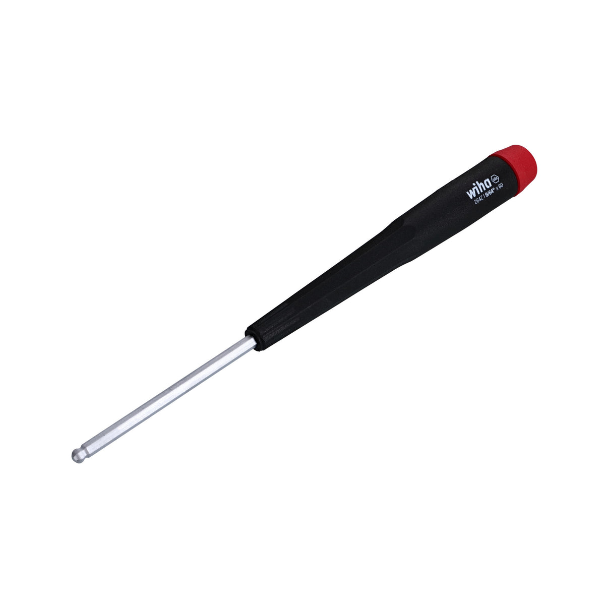 Precision Ball End Hex Screwdriver 9/64" x 60mm