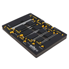 10 Piece SoftGrip Dual Drive Hex SAE T-Handle Tray Set