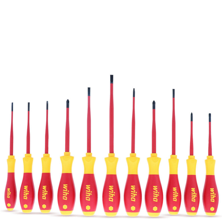 11 Piece Insulated SlimLine Screwdriver Set