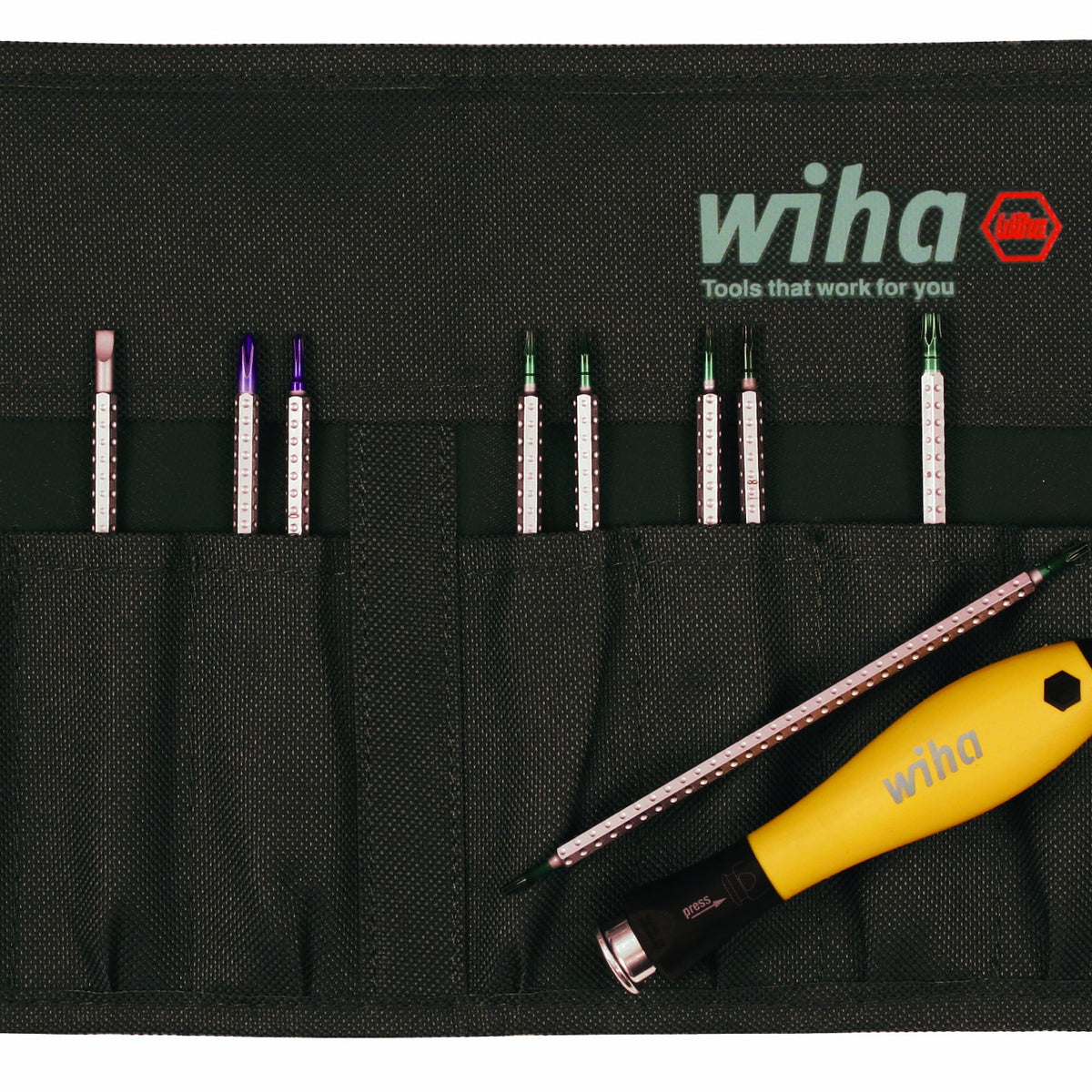 Wiha 26985 SYSTEM 4 ESD Safe Drive-Loc 12 Pc. Set Made in Germany