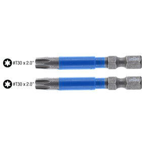 TerminatorBlue Impact Bit Torx T30 - 2 Inch - 2 Pack