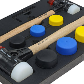 14 Piece Split Head Mallet Foam Tray Set