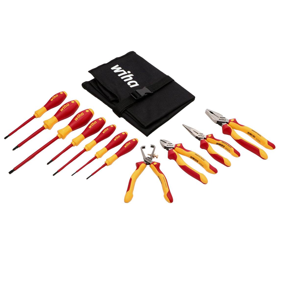 Wiha 32888 11 Piece Insulated Pliers-Cutters and Screwdriver Set