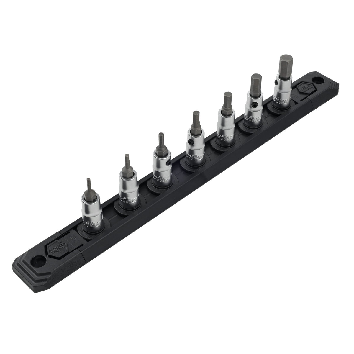 Wiha 71389 7 Piece Hex Socket Set 1/4" Drive