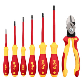 7 Piece Insulated BiCut Compound Cutters and Screwdriver Set