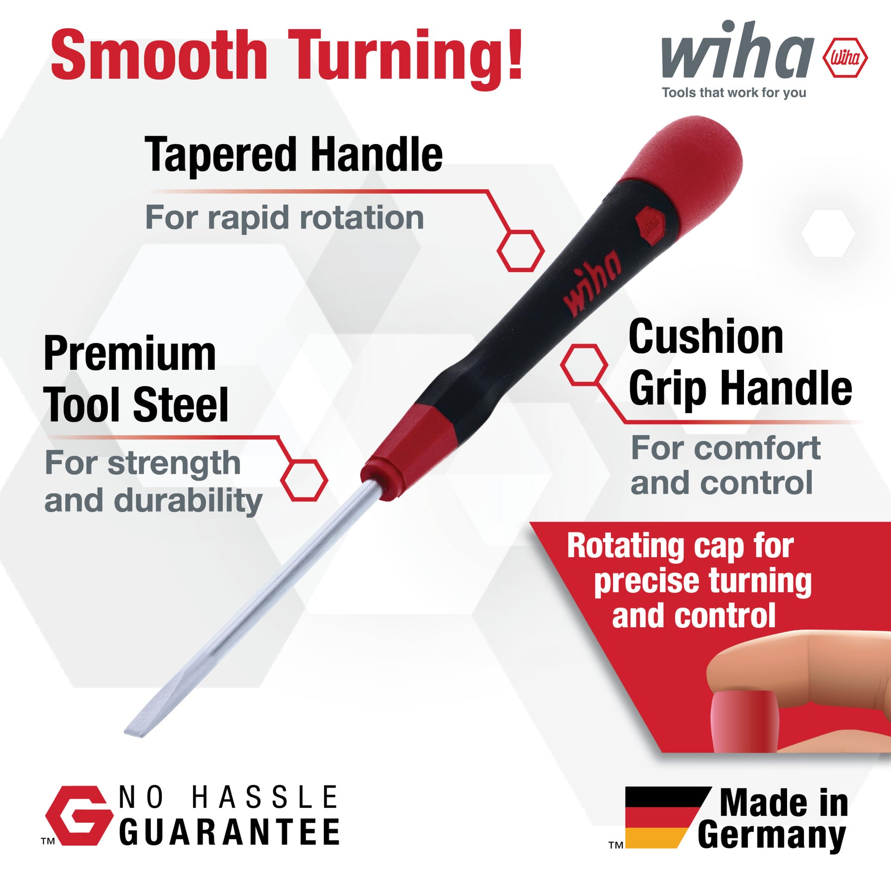 5 Piece PicoFinish Slotted and Phillips Precision Screwdriver Set