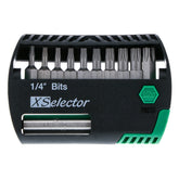 11 Piece Torx Xselector and Magnetic Bit Holder Set - T7 - T40