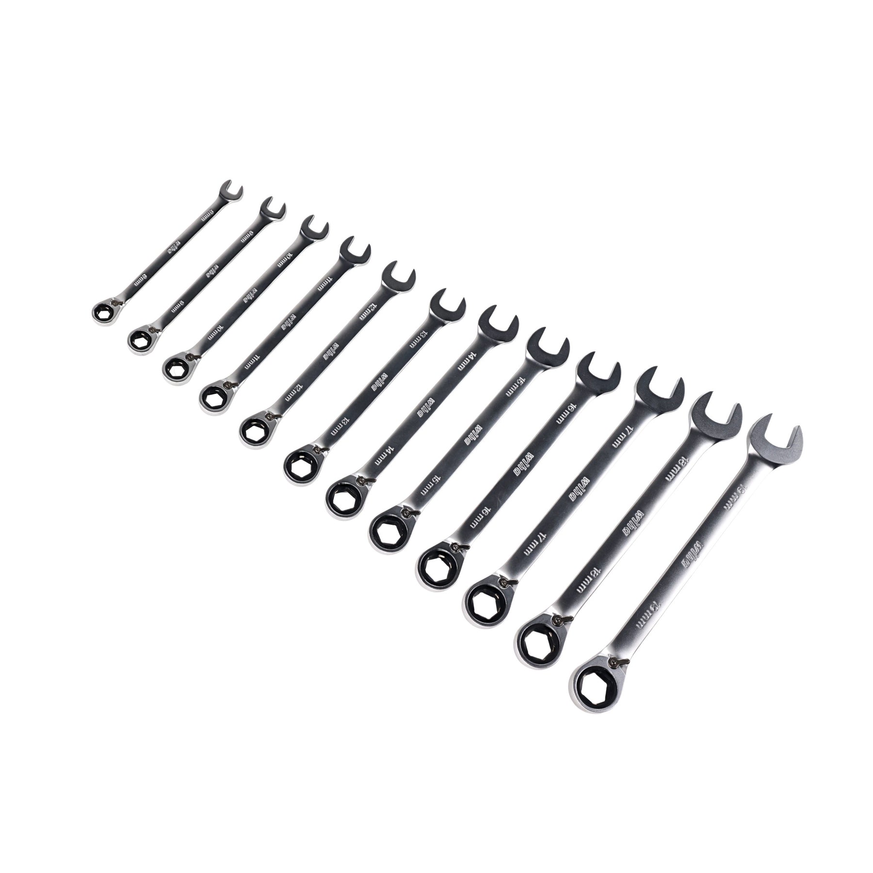 Metric MagicRing Ratcheting Wrench Tray Set
