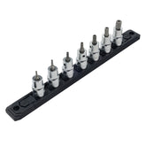 7 Piece 3/8" Drive Security Hex Bit Socket Set 3/8 Dr 2-8mm